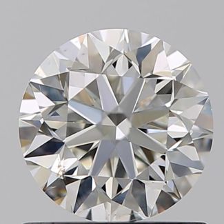 0.81 Carat Round H SI1 VG EX GIA Natural Diamond