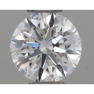 0.35 Carat Round E VVS2 EX GIA Natural Diamond