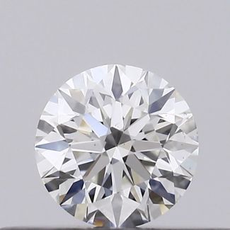 0.23 Carat Round H VS2 EX GIA Natural Diamond