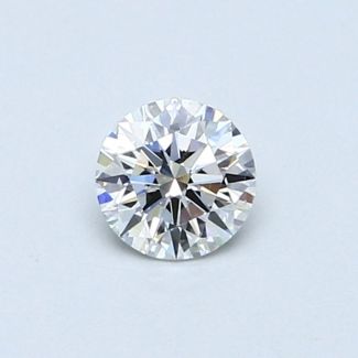 0.4 Carat Round F VS1 EX VG GIA Natural Diamond