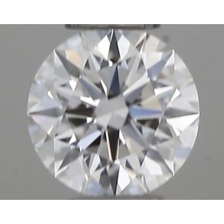 0.2 Carat Round F VVS2 EX GIA Natural Diamond