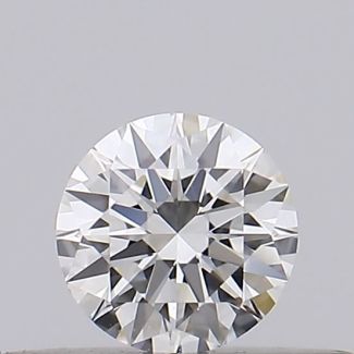 0.18 Carat Round G VVS1 EX GIA Natural Diamond