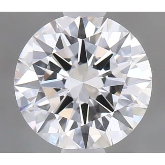 0.56 Carat Round E VVS1 EX GIA Natural Diamond