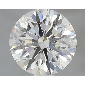 0.71 Carat Round G SI2 EX GIA Natural Diamond