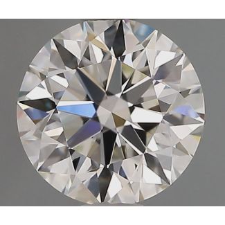 1.0 Carat Round H VVS1 EX IGI Natural Diamond