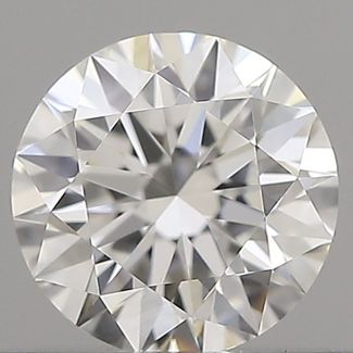 0.48 Carat Round F VVS1 EX GIA Natural Diamond