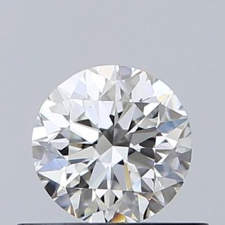 0.50 Carat Round G VVS2 VG EX GIA Natural Diamond