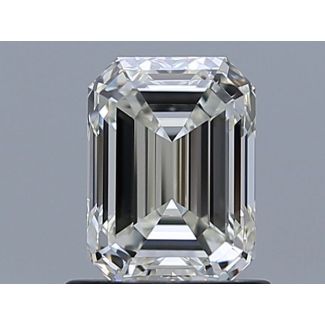 1.01 Carat Emerald H VVS2 - EX IGI Natural Diamond