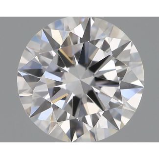 0.53 Carat Round F IF EX GIA Natural Diamond