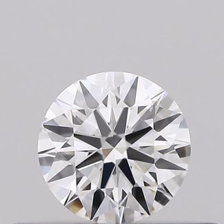 0.23 Carat Round F VVS1 EX VG GIA Natural Diamond