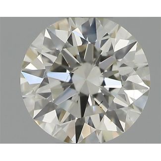 0.33 Carat Round H SI1 EX IGI Natural Diamond