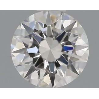 0.44 Carat Round H IF EX GIA Natural Diamond