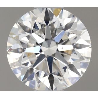 0.51 Carat Round G SI1 EX GIA Natural Diamond