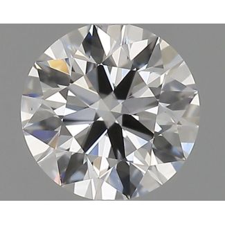 0.5 Carat Round E VS2 EX GIA Natural Diamond