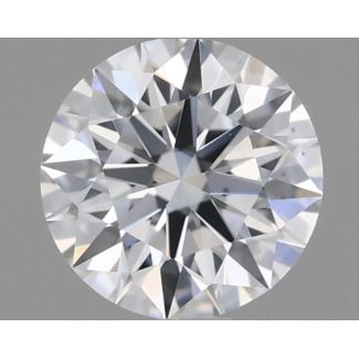 0.33 Carat Round D VS2 EX GIA Natural Diamond