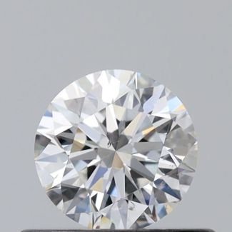 0.37 Carat Round E SI1 EX GIA Natural Diamond