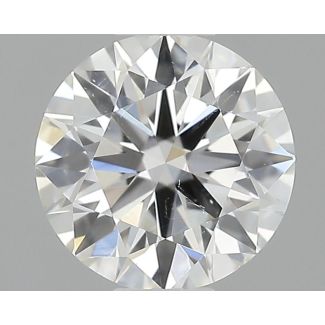 0.4 Carat Round H VS2 EX VG GIA Natural Diamond