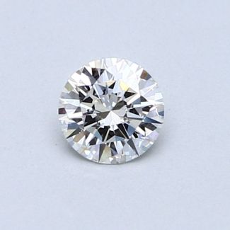 0.43 Carat Round F VS2 VG EX GIA Natural Diamond