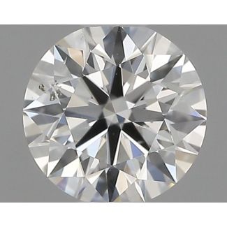 0.31 Carat Round G SI1 EX GIA Natural Diamond