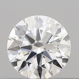 0.32 Carat Round D VVS1 EX VG GIA Natural Diamond