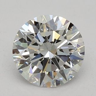 0.45 Carat Round D VVS1 EX VG GIA Natural Diamond