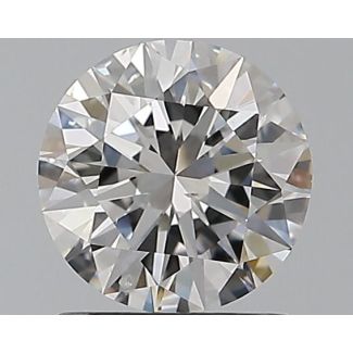 1.0 Carat Round E SI1 EX GIA Natural Diamond