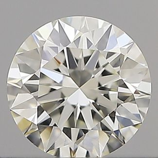 0.4 Carat Round H VVS1 EX IGI Natural Diamond