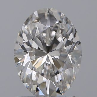 1.01 Carat Oval E VVS2 - EX VG GIA Natural Diamond