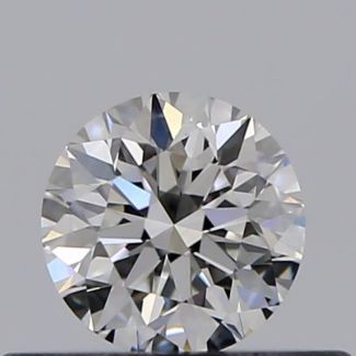 0.30 Carat Round F VVS1 VG EX GIA Natural Diamond