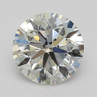 0.45 Carat Round I VVS1 VG GIA Natural Diamond