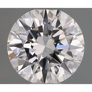 0.5 Carat Round F VVS1 EX GIA Natural Diamond