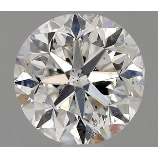 1.0 Carat Round H SI2 GD EX GIA Natural Diamond