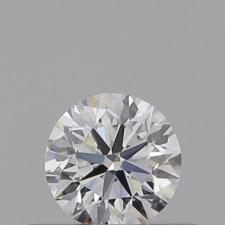 0.27 Carat Round D VVS1 EX VG GIA Natural Diamond