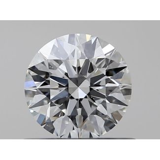 0.5 Carat Round G SI1 EX GIA Natural Diamond