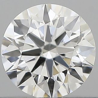 0.36 Carat Round F VS2 EX GIA Natural Diamond