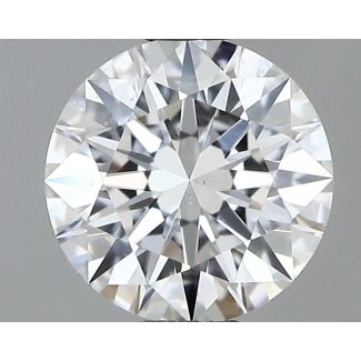 0.35 Carat Round D SI1 EX GIA Natural Diamond