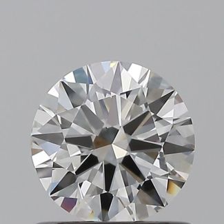 0.7 Carat Round F VVS1 EX GIA Natural Diamond