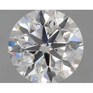 0.6 Carat Round G VVS1 EX VG GIA Natural Diamond