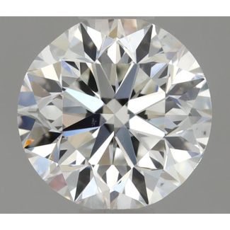 0.5 Carat Round H VS2 VG EX GIA Natural Diamond