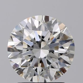 1.80 Carat Round H SI2 EX GIA Natural Diamond