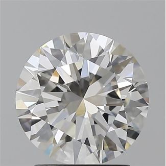 2.00 Carat Round H VVS2 EX GIA Natural Diamond