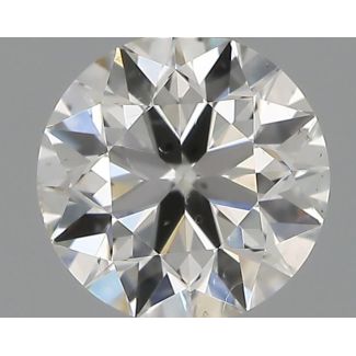 0.32 Carat Round G SI1 EX IGI Natural Diamond