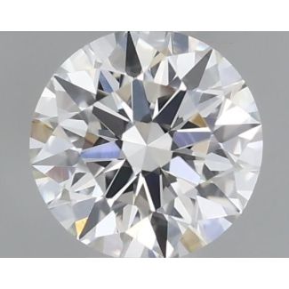 0.32 Carat Round E VVS2 EX GIA Natural Diamond