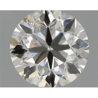 0.70 Carat Round H SI2 VG EX IGI Natural Diamond