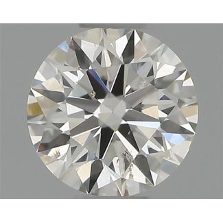 0.30 Carat Round G SI2 EX IGI Natural Diamond