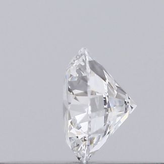 0.18 Carat Round D VVS1 EX GIA Natural Diamond