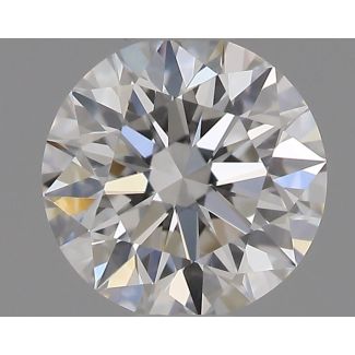 0.4 Carat Round E VVS2 EX GIA Natural Diamond