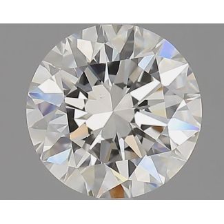 1.0 Carat Round H VVS2 EX GD GIA Natural Diamond