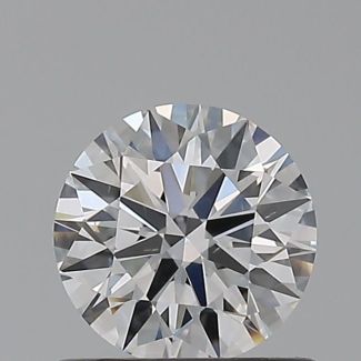 0.6 Carat Round D VS2 EX GIA Natural Diamond