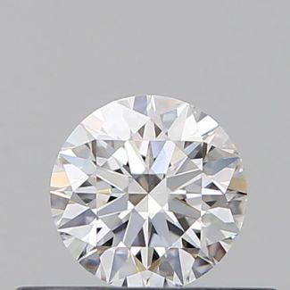 0.33 Carat Round D VVS1 EX GIA Natural Diamond